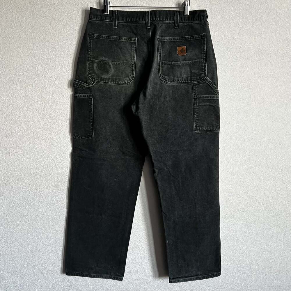 Carhartt B11 BLK faded black work wear carpenter pants